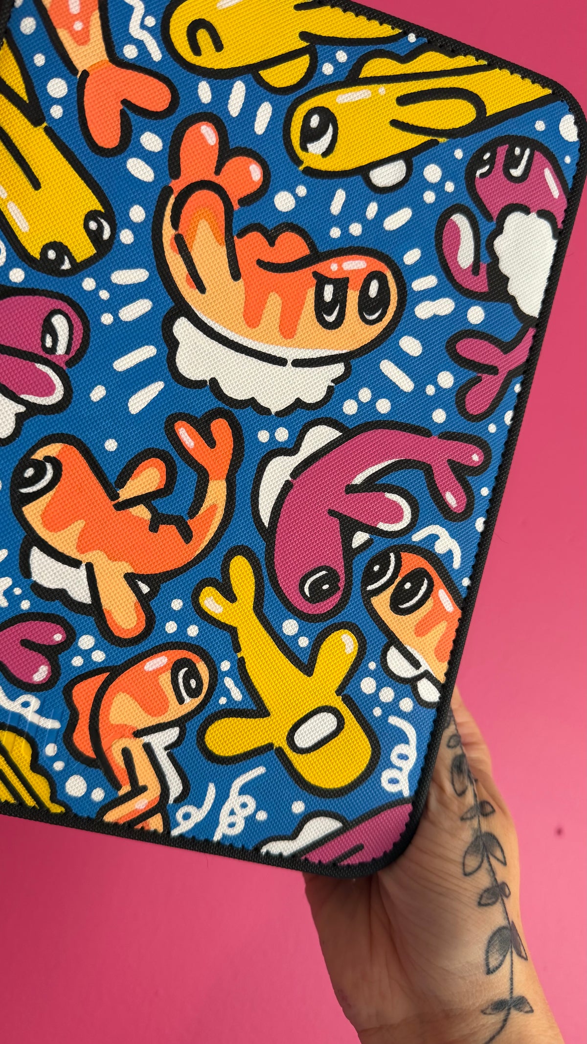 Hand-Painted Tatsugiri 4 Pocket Vault X Binder