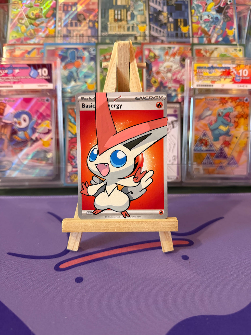 Hand painted Pokémon card