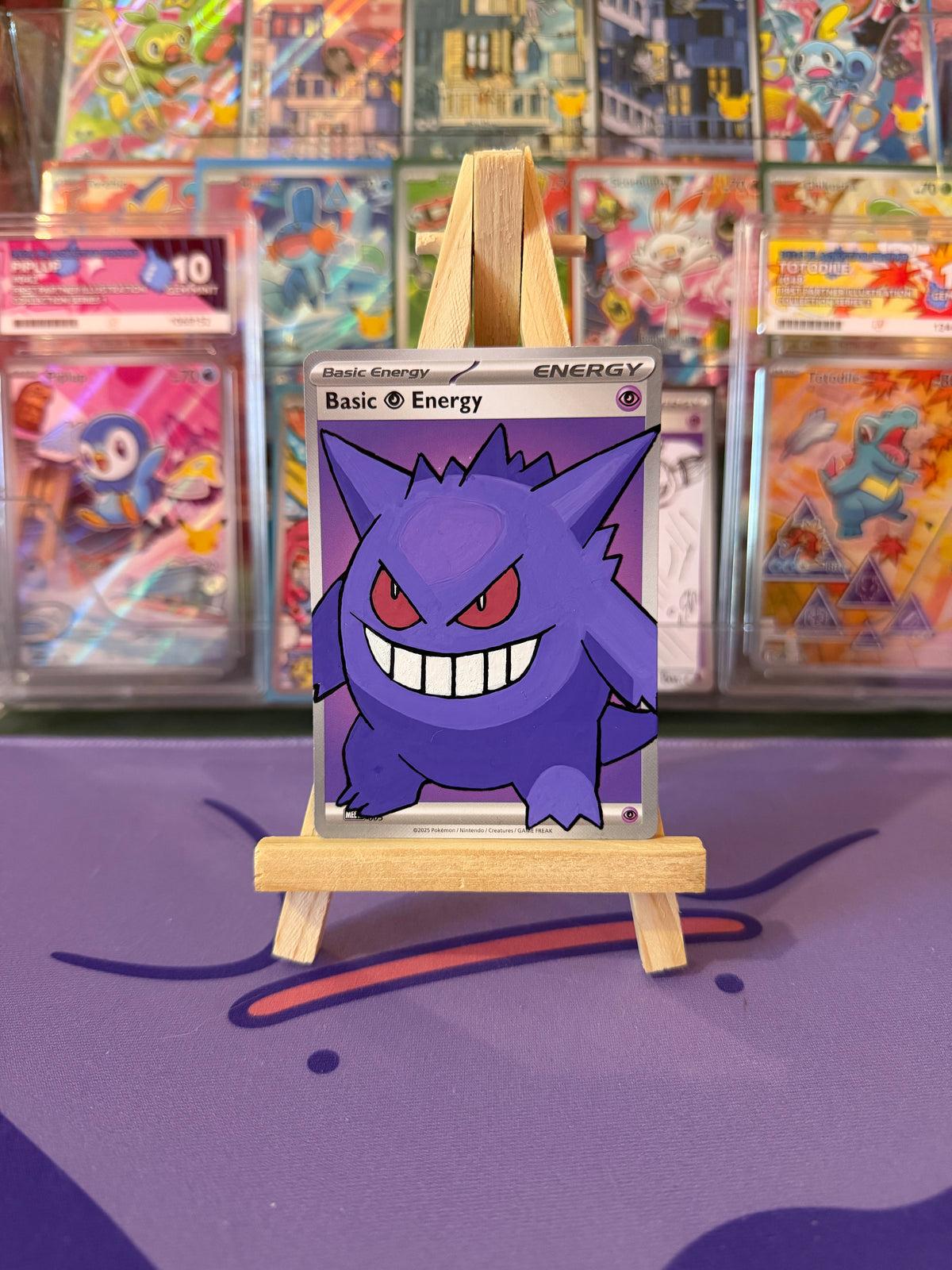 Hand painted Pokémon card