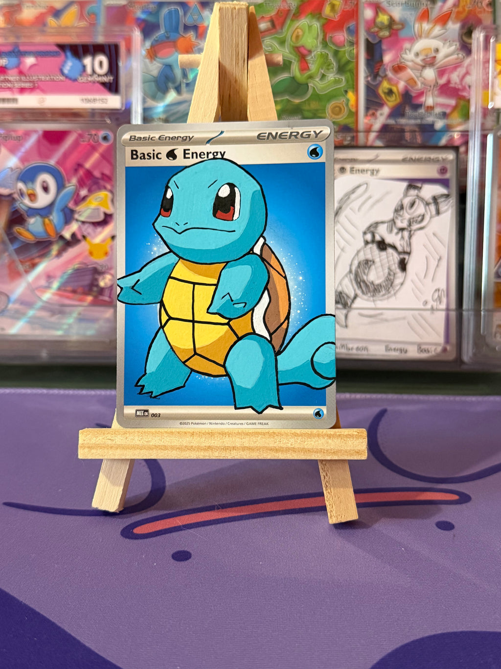 Hand painted Pokémon card